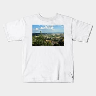 Lake Trasimeno (Italian: Lago Trasimeno) from Cortona Kids T-Shirt